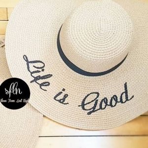 Life is Good Beach Hat